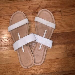 white Sandals